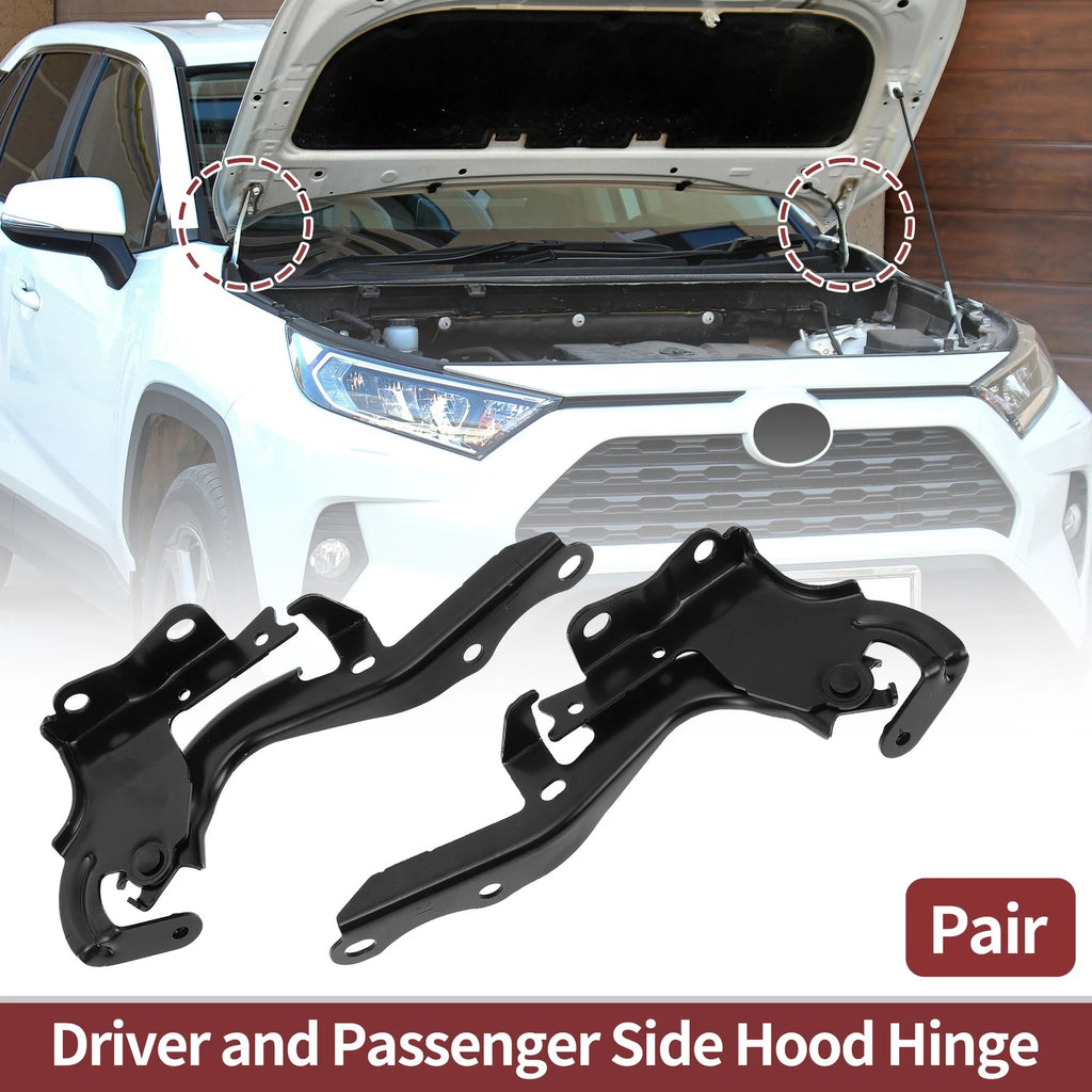 Hood Hinge Bracket Replacement for Lexus RX350 2016–2022 Front 1 Pair