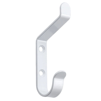 Wall Hook for Coat Hat Scarf Bag - Cold Rolled Steel, 10 kg Load, Black White