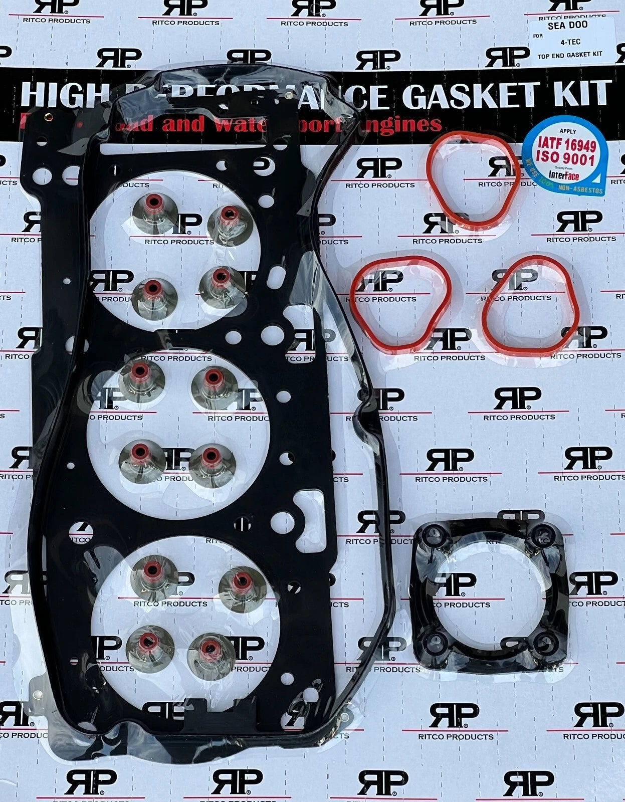 Top End Gasket Kit for Sea Doo RXT RXP GTX GTI 130 155 215 255 260 (2002–2023)