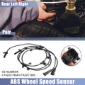 ABS Sensor Pair Rear Left Right Replacement for Ford Edge (2011–2014)