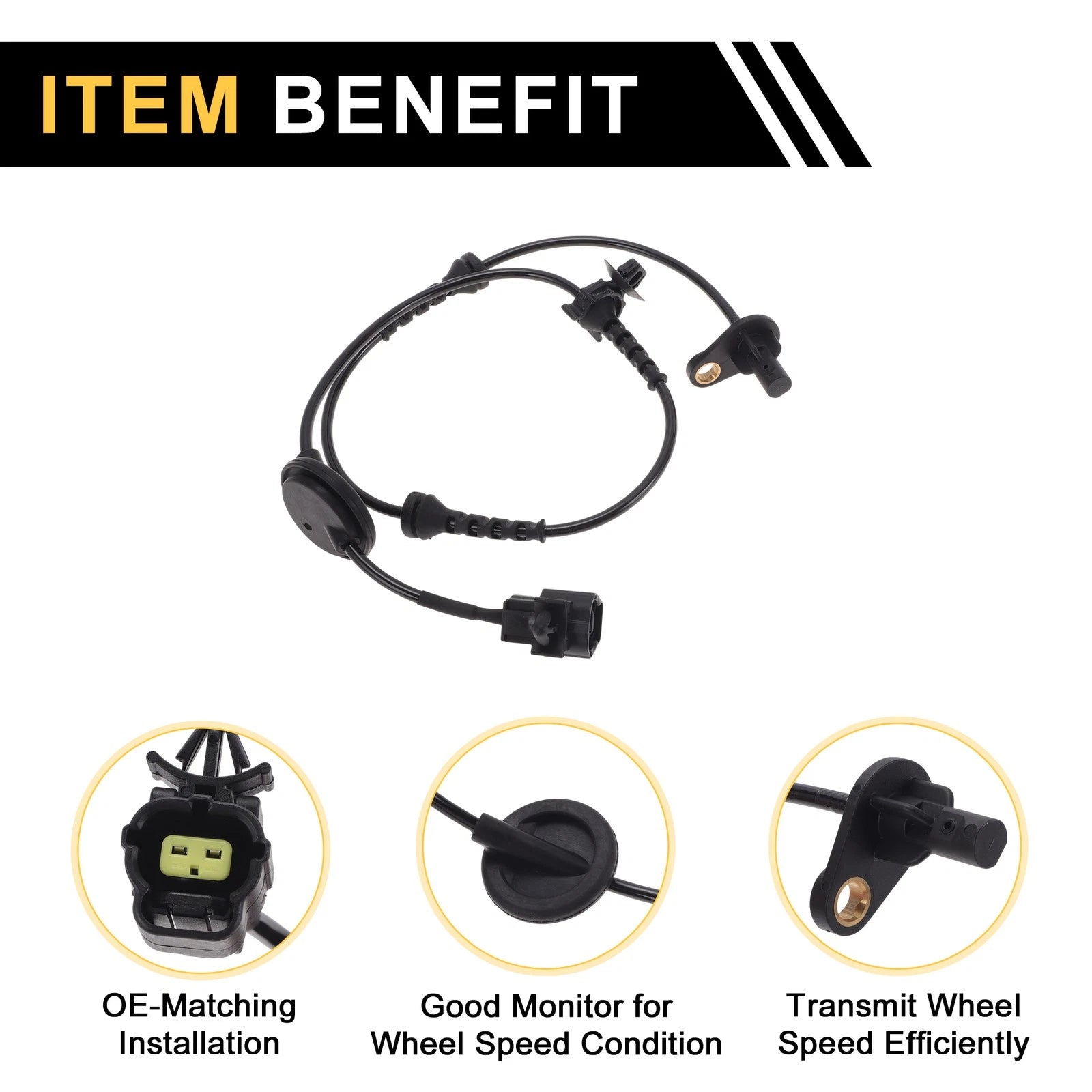 ABS Wheel Speed Sensor No. 26683811 for Chevrolet Sail 3 (2012–2014) Front Left Right