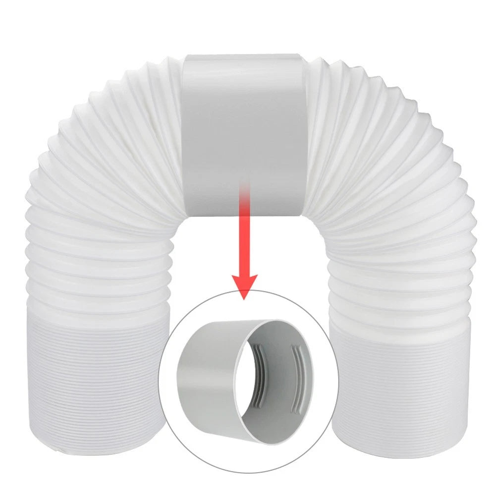 Retractable Portable Air Conditioner Hose for Exhaust Extension (5-9 Inch)