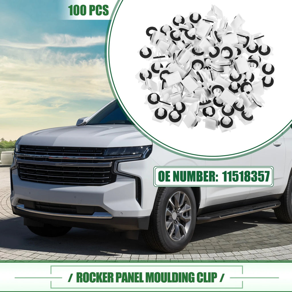 Rocker Panel Clips Replacement 100pc for Chevrolet Avalanche (2007–2013)