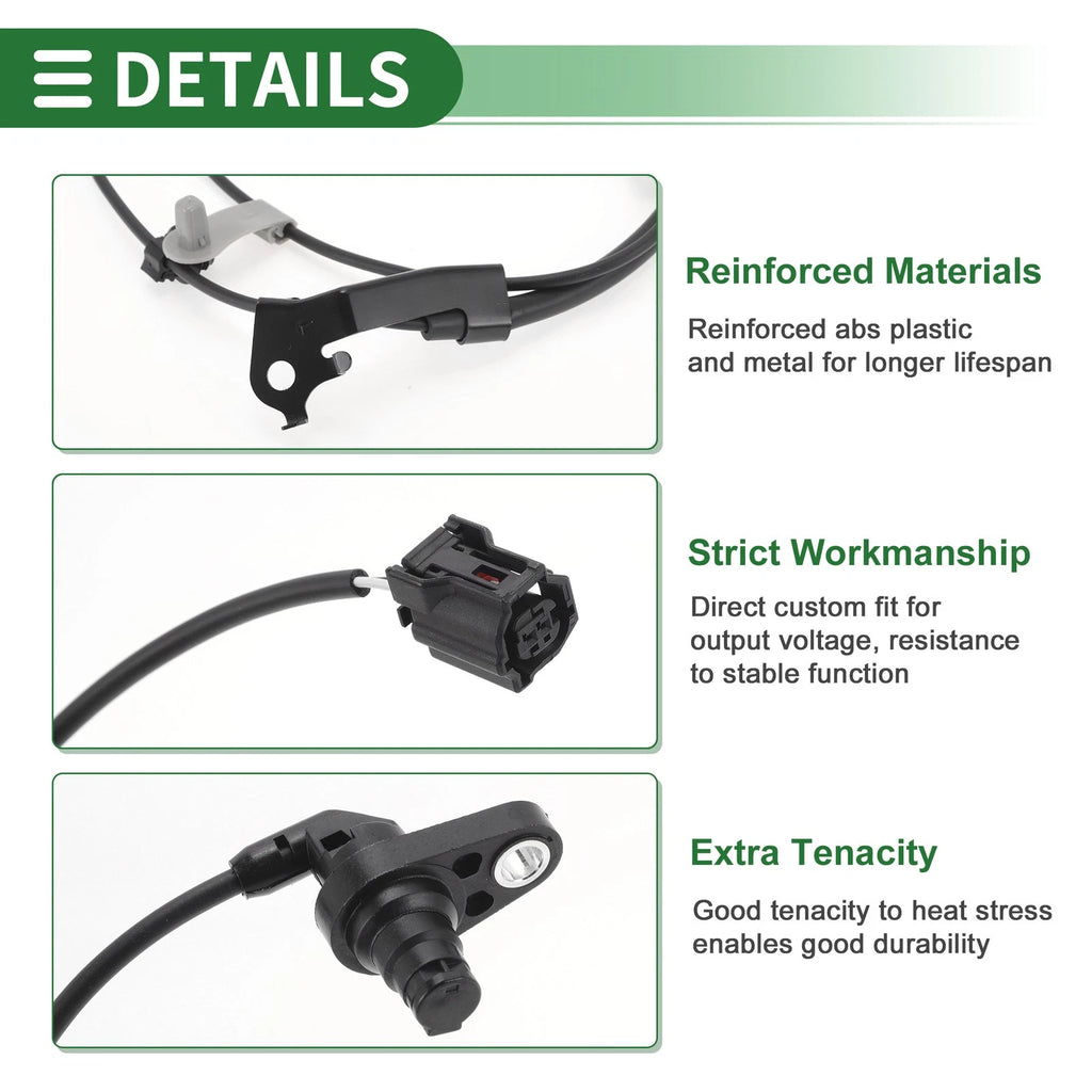 ABS Wheel Speed Sensor Replacement for Toyota Avalon Front Left (2013–2018)