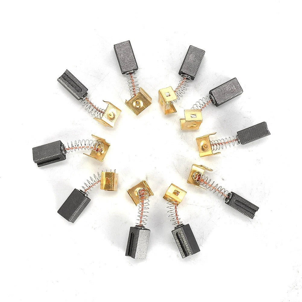 10X Carbon Brushes for Automotive Applications (6.4x7.9x12.5mm)