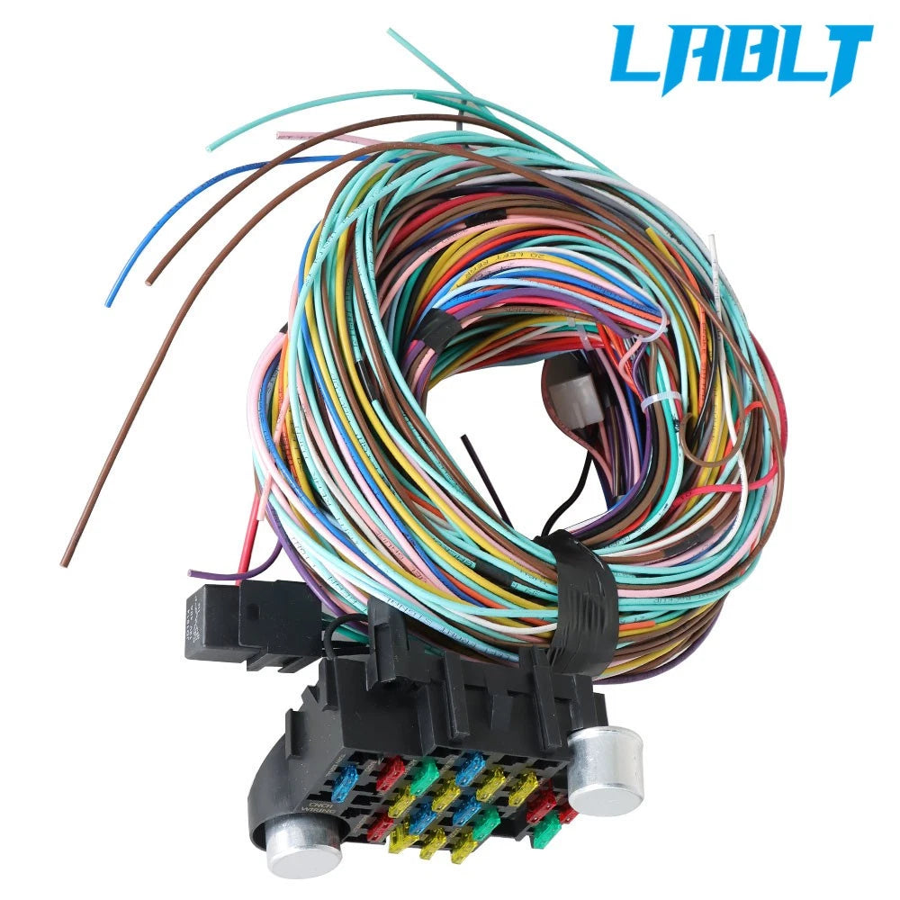21 Circuit Wiring Harness for Chevy Ford Hotrod (Universal)