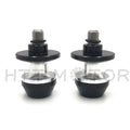 2X CNC Swingarm Spools Sliders for Universal Motorcycle 6MM Black