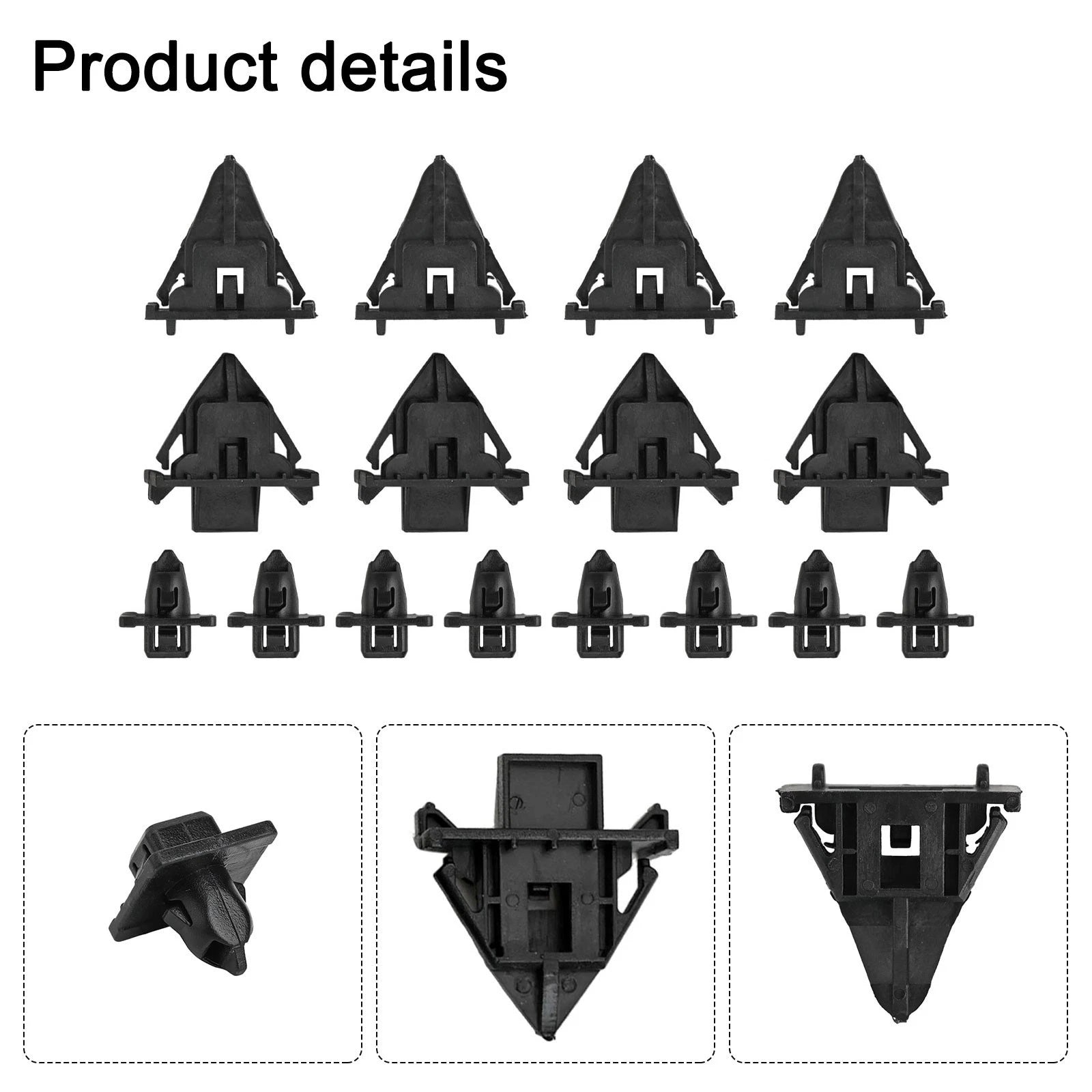 Cowl Moulding Replacement Clips for Multiple Vehicles (Pack of 16)