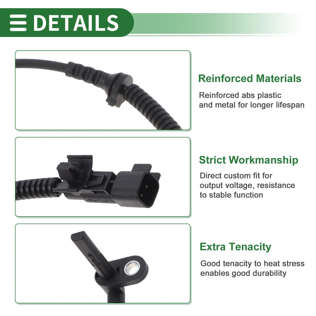 ABS Wheel Speed Sensor Left for Chevrolet Sonic (2012–2018)