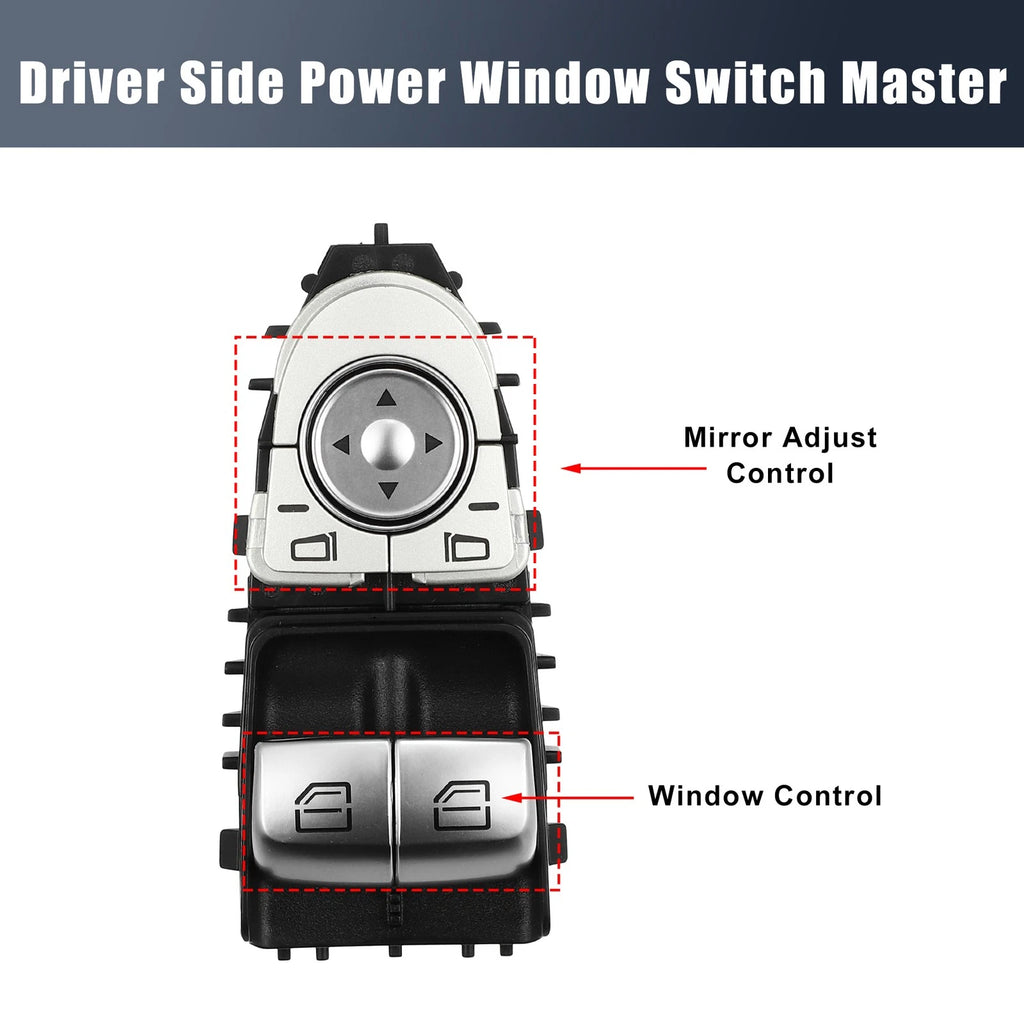Left Side Power Window Switch Master for Mercedes V-Class W447 (2014–2023)