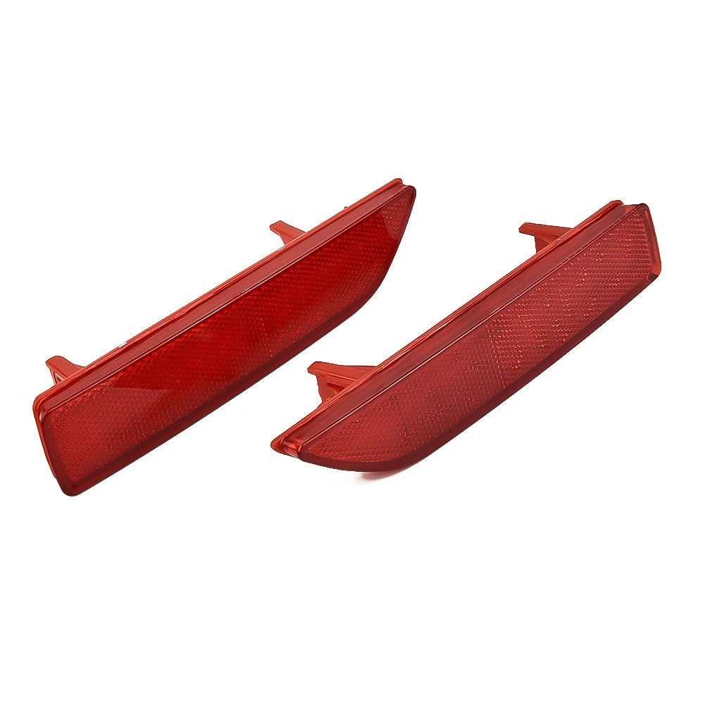 Reflector Covers for Car Rear Bumper Replacement Red ABS