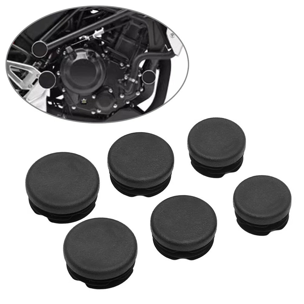 Set of 6 Frame Hole Cover Caps for Motorcycle
