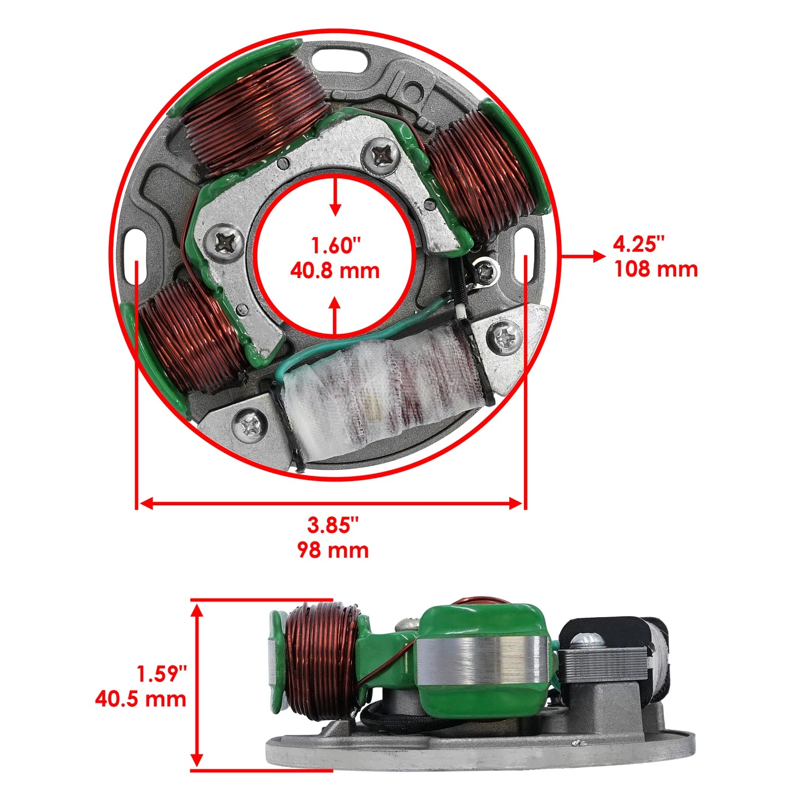 Stator for Seadoo XP 580 587 (1992) 4-Wires Magneto