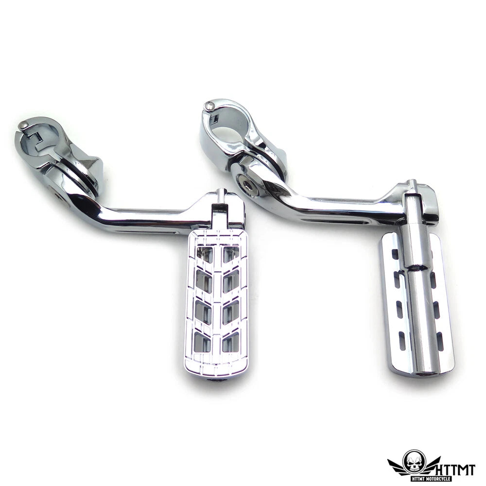 Chrome 5" Dominator CNC FootPeg for Harley Softail