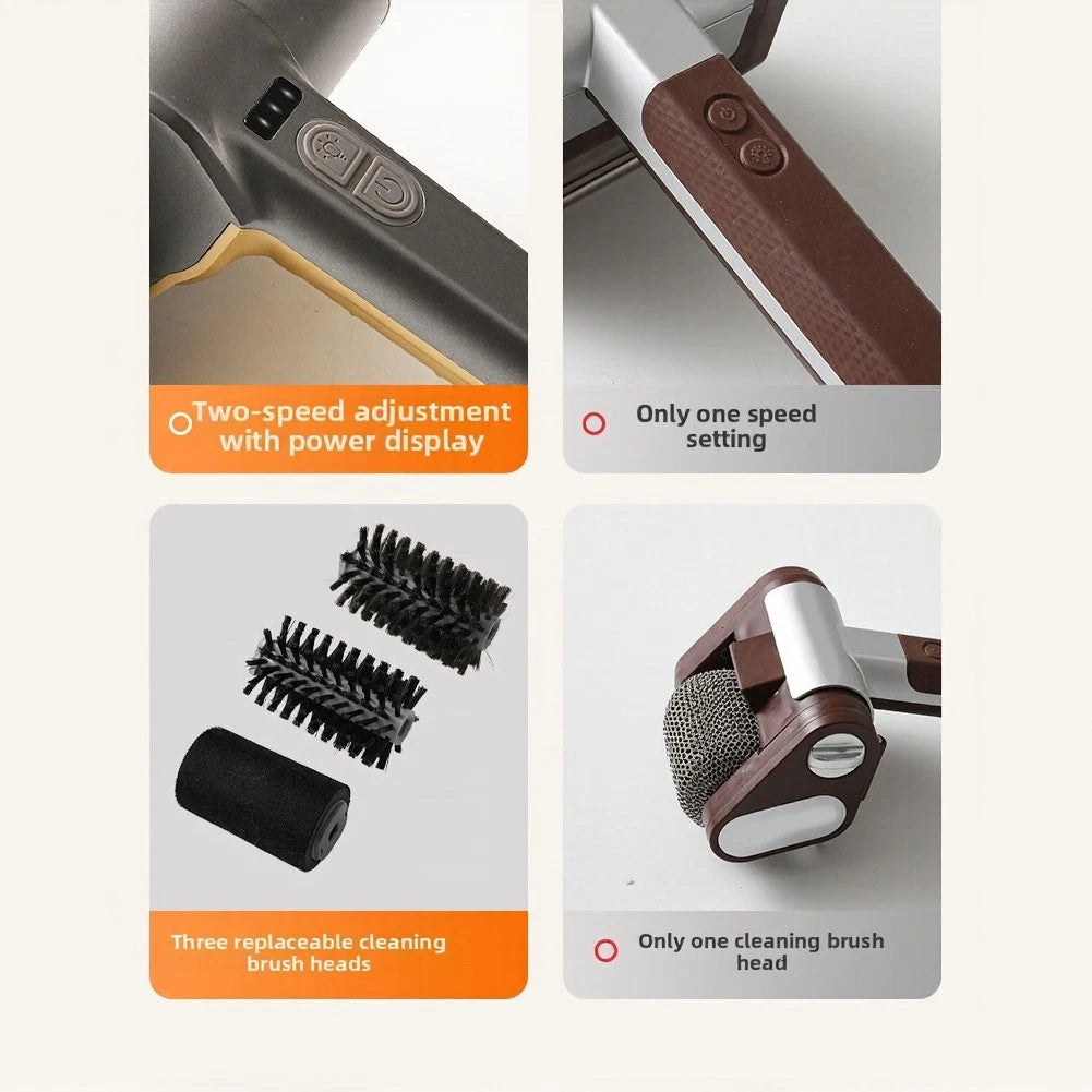 Rechargeable BBQ Brush Electric 2-Speed Motor for Grates