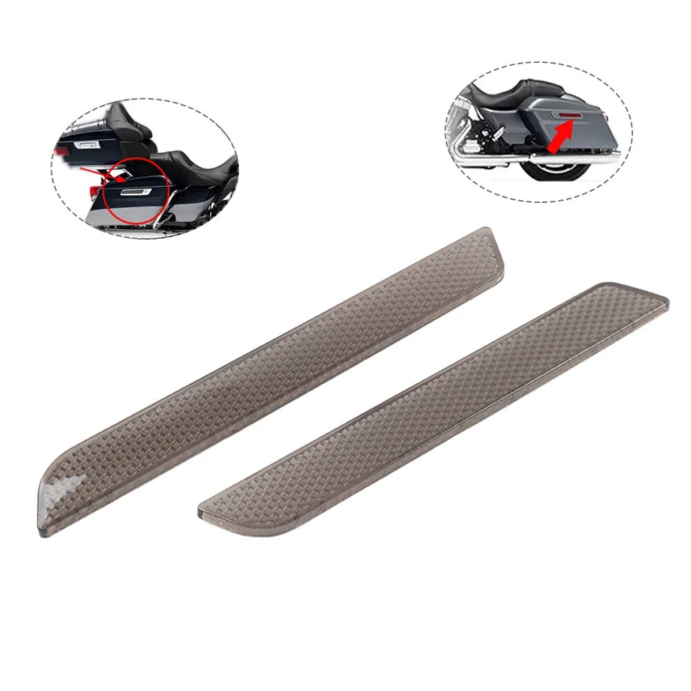 Pair Small Reflectors for Harley Road FLTRX (2014–Present) Smoke
