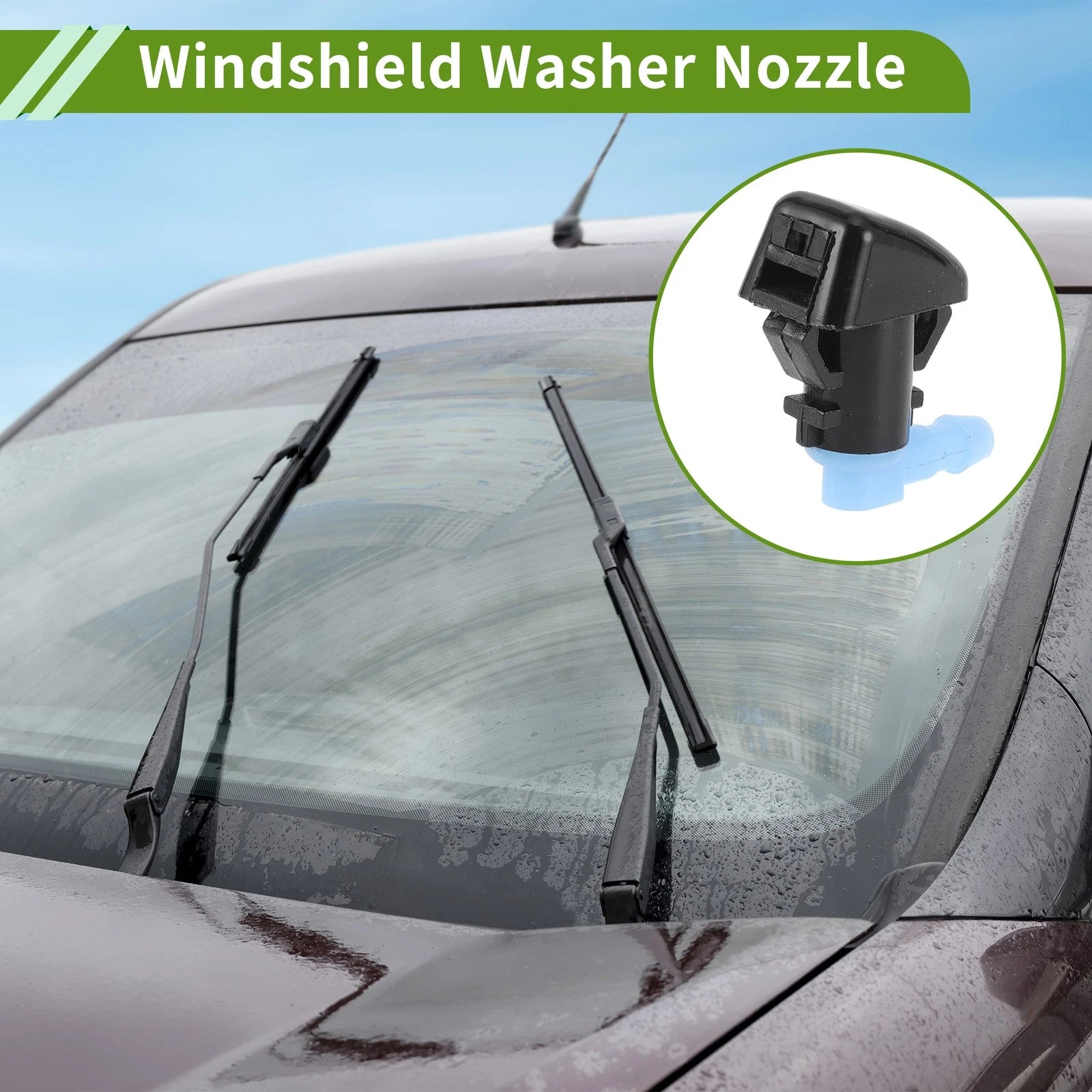 Windshield Washer Nozzle Set for Jeep (No. 55157319AA)