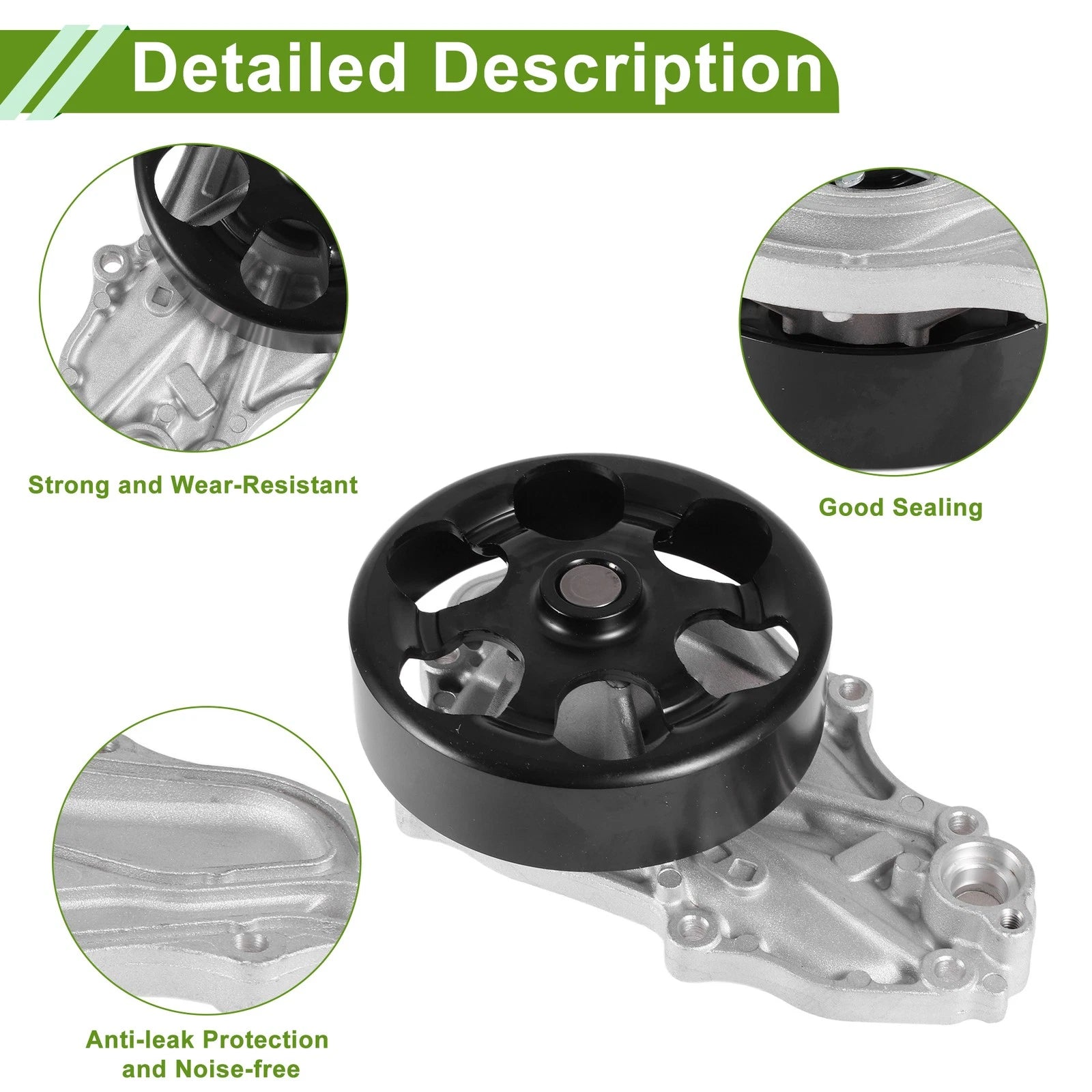 Engine Water Pump Replacement for Honda Accord 2003–2008