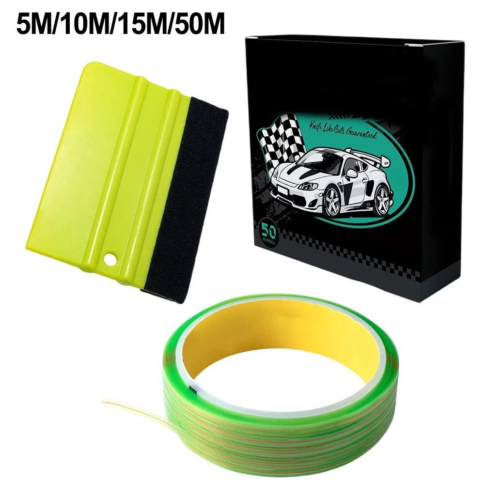Flexible 550M Safe Finish Line Tape for Vinyl Wrapping Applications