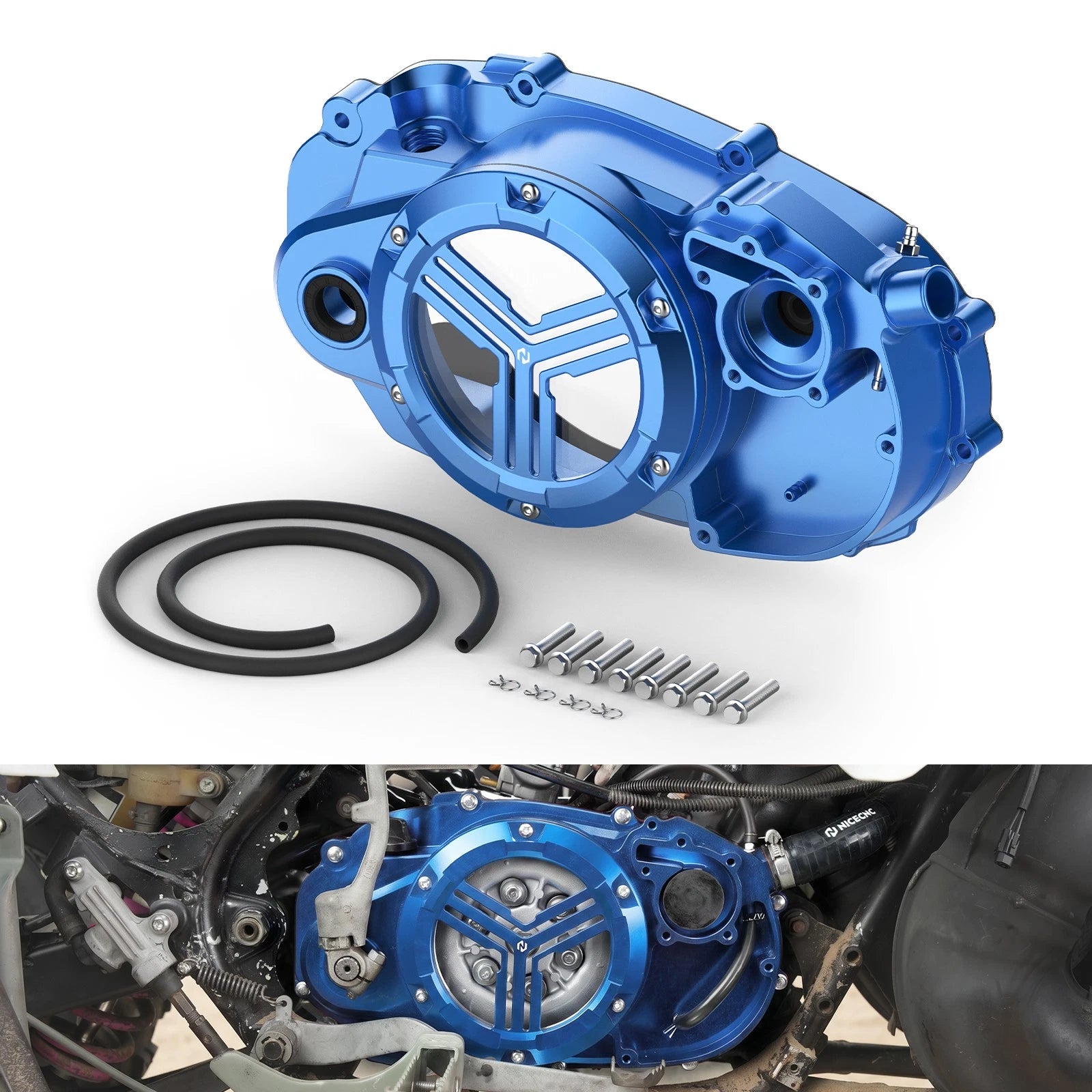 Clutch Cover with Viewable Window for Yamaha Banshee 350 (1987–2006)