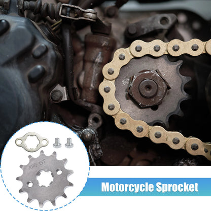 Front Engine Sprocket Set 13T 428 Style for Dirt Pit Bike ATV (17mm)