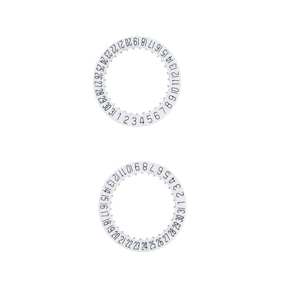 2Pcs Date Indicator Wheel Disc Plate 2557 for ETA 2804-2 2824-2 2892A2