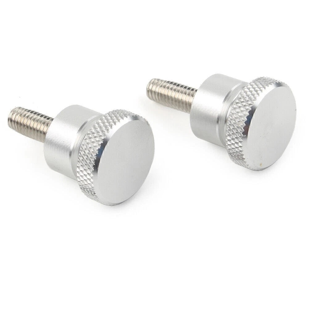2X Tool Seat Bolt Short Screw for Scrambler 865 (2006–2015) & Thruxton 865 (2004–2015) Silver
