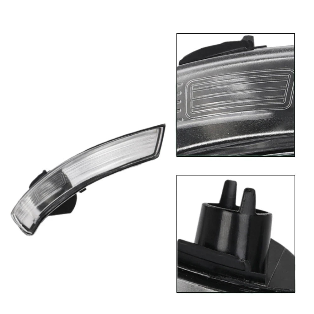 Mirror Turn Signal Light Lens Cover Left+Right for Ford Focus Escape (2000–2019)