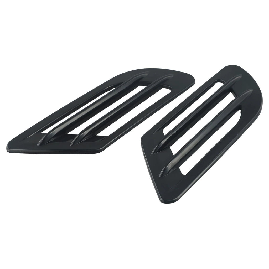 Black Car Bonnet Air Flow Intake Vent for
