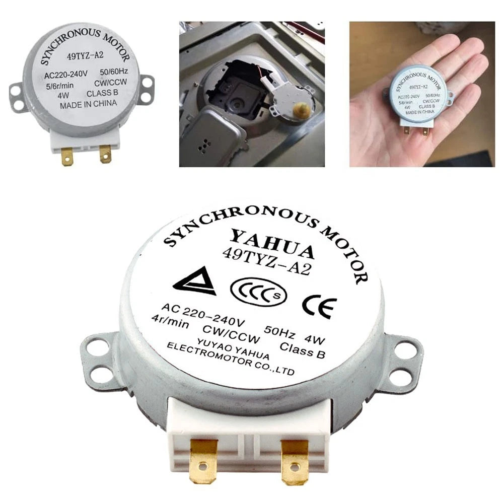 Synchronous Motor for Turntable (4W, 5-6 RPM, 50/60Hz)