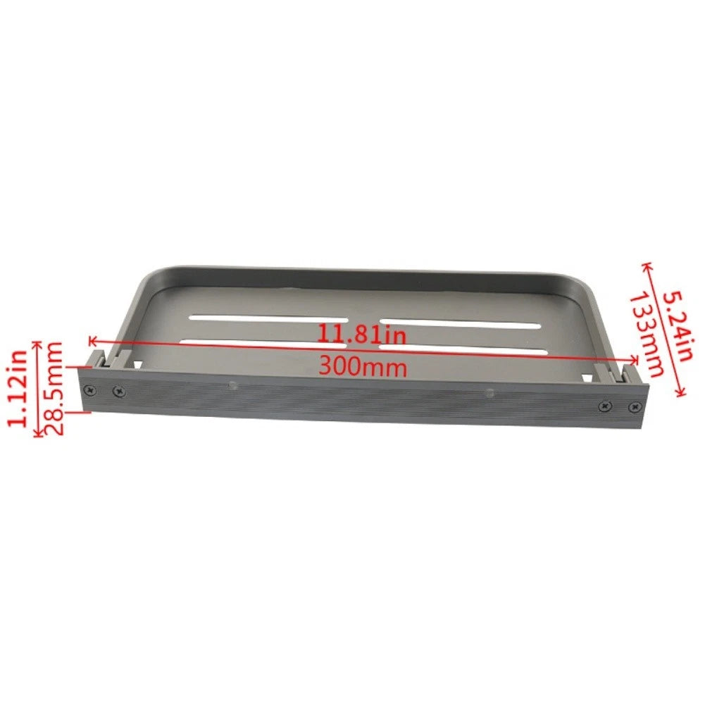 Foldable Aluminium Bathroom Vanity Storage Rack for RV