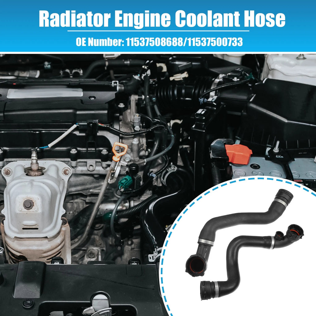 Radiator Coolant Hose Set Upper Lower for BMW X5 (2000–2006)