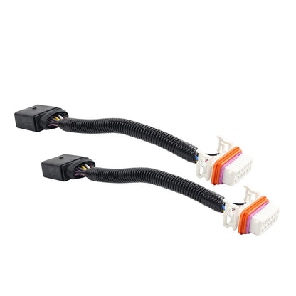 2X Headlight Wiring Harness Adapter for Volkswagen Touareg (2004–2007) 7L6971071A