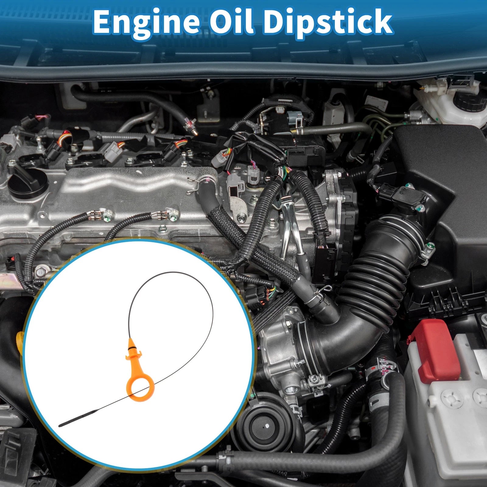 Engine Oil Dipstick Replacement for Audi A3 (2009–2013) and Audi Q3 (2015–2018)