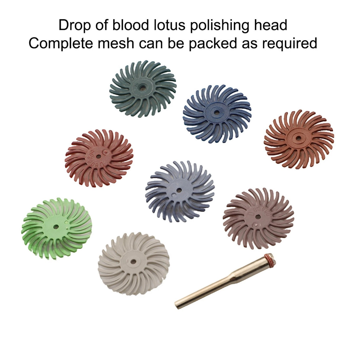 1 Inch Abrasive Brush Kit for Woodworking (No Known Part Numbers)