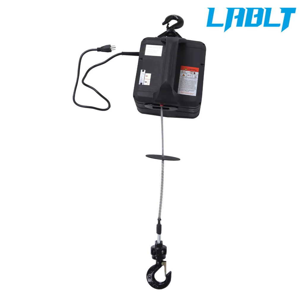 2X Portable Electric Hoist Winch 1100lbs Wireless Remote Control 1500W