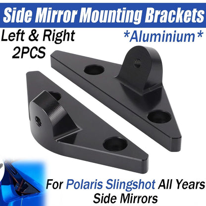 Side Mirrors Mounting Brackets for Polaris Slingshot (2015–2025)