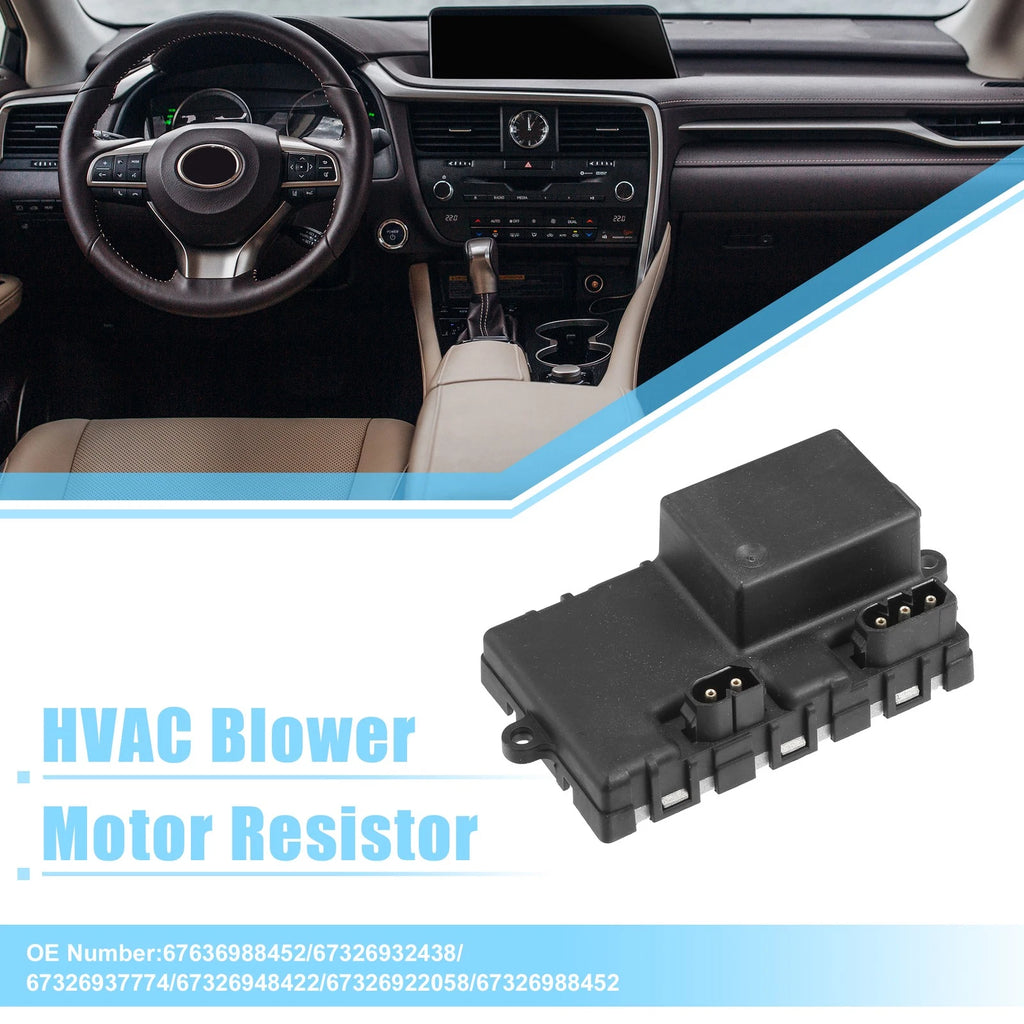 HVAC Heater Blower Motor Resistor Replacement for BMW E60 (2001–2010)