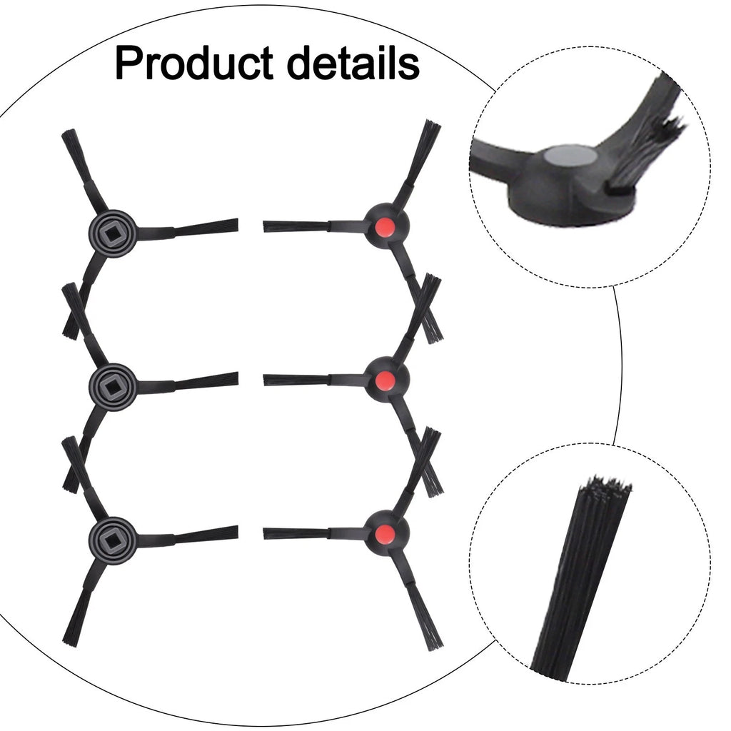 Set of 6 Side Brushes for Eufy RoboVac Omni E25 E28