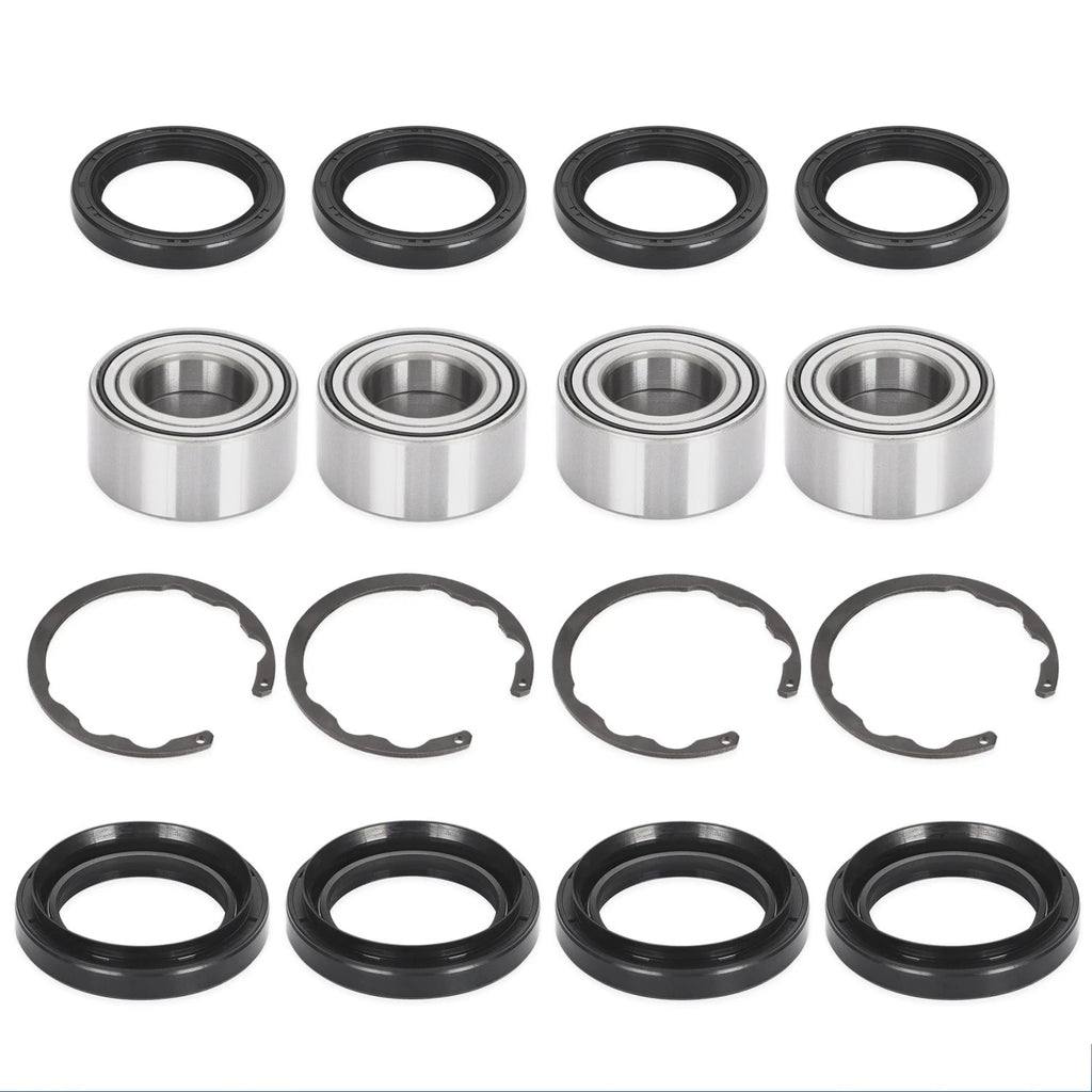 4X Wheel Bearing w/Circlip for Kawasaki Bayou Prairie 300 400 (1990–2004)