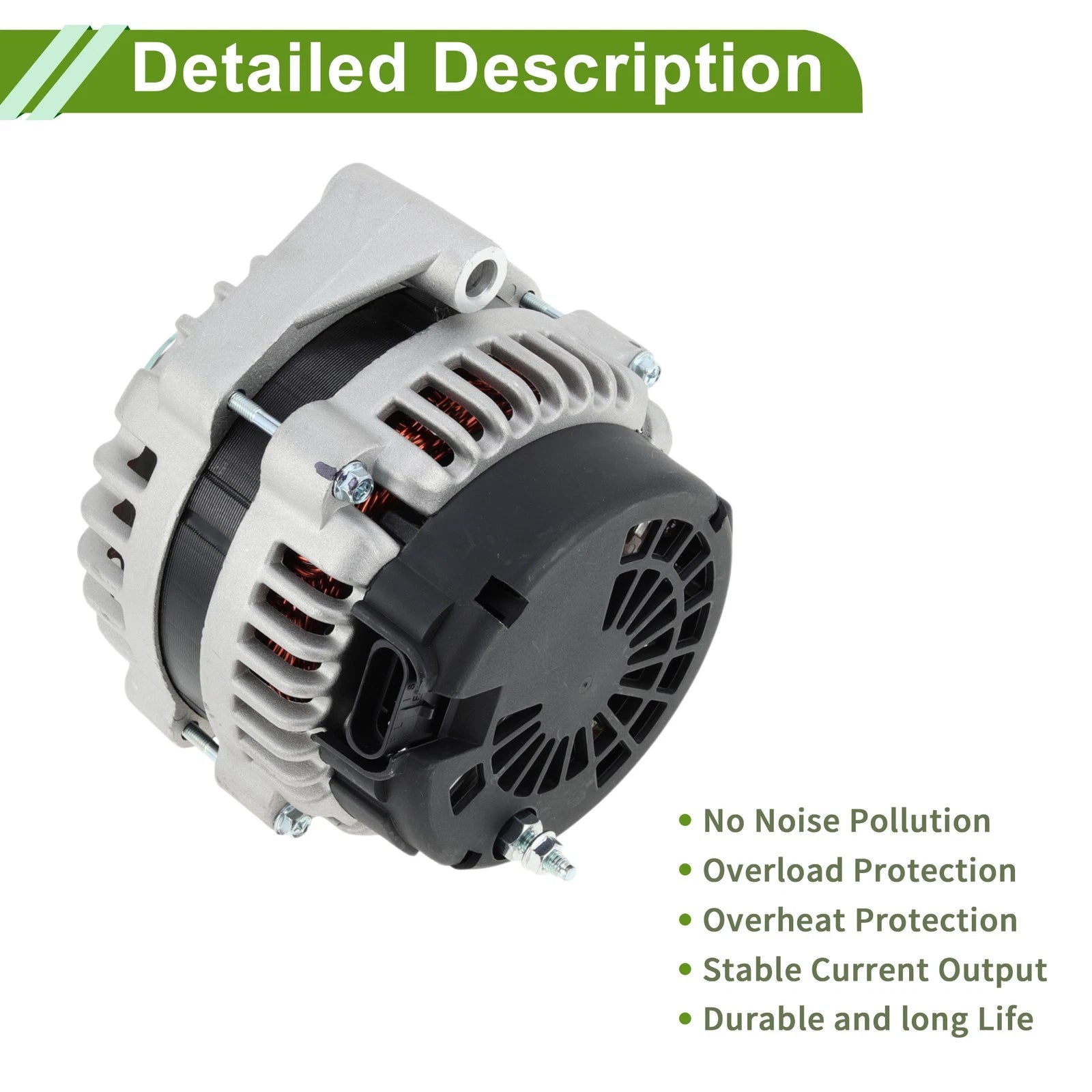 Alternator Replacement 145A 12V for Chevrolet Silverado 1500 (1999–2000)