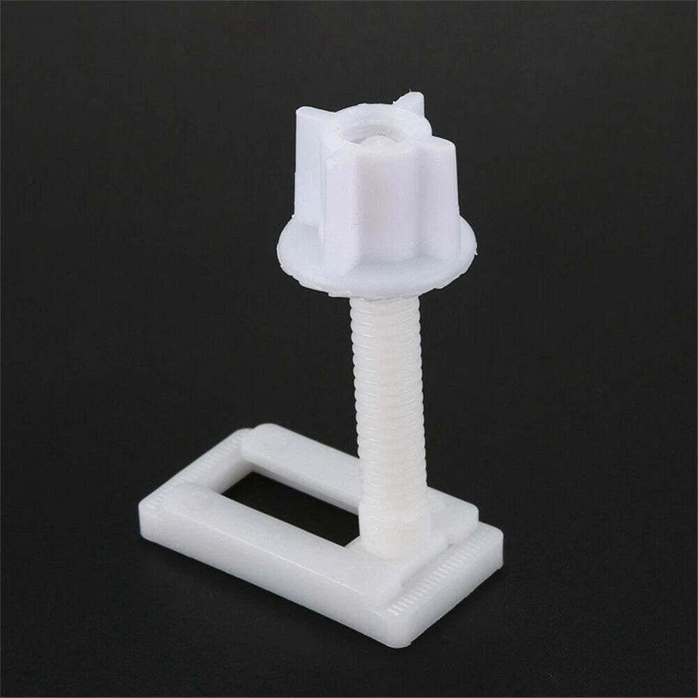 2X Toilet Hinge Screws with Washers for Bathroom Repair Kit