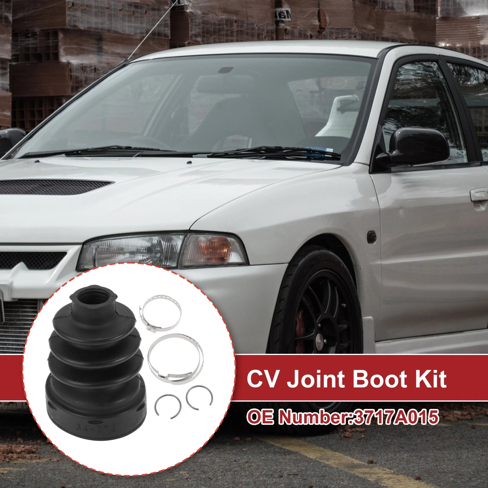 Inner CV Joint Boot Kit with Clamps for Mitsubishi Lancer (2012–2017)