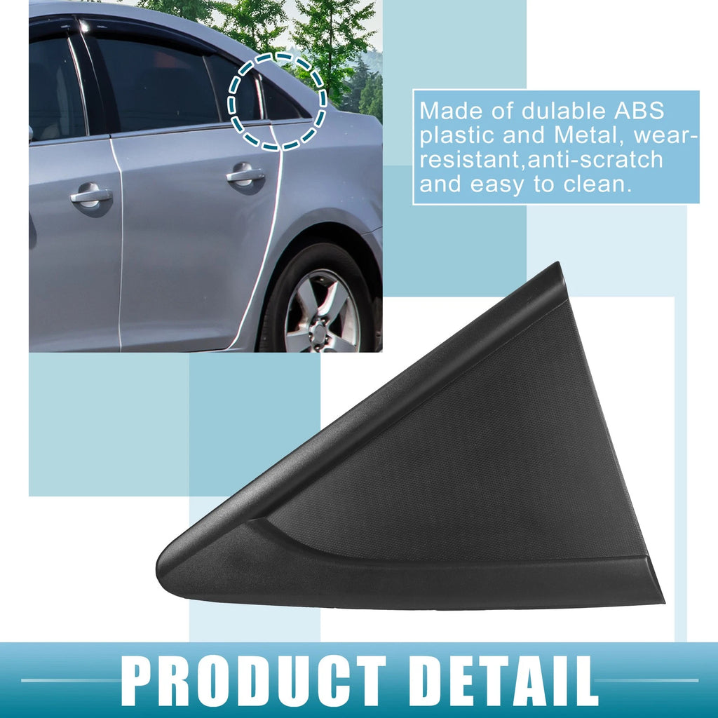 Rear Door Window Glass Triangle Trim Cover Pair for Chevrolet (2005–2015)