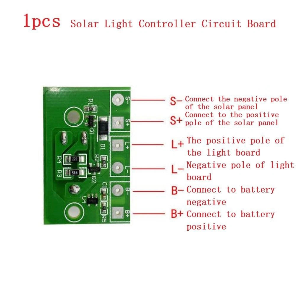 Circuit Board Module for Solar Lawn Light (1.4x 0.9 inch)