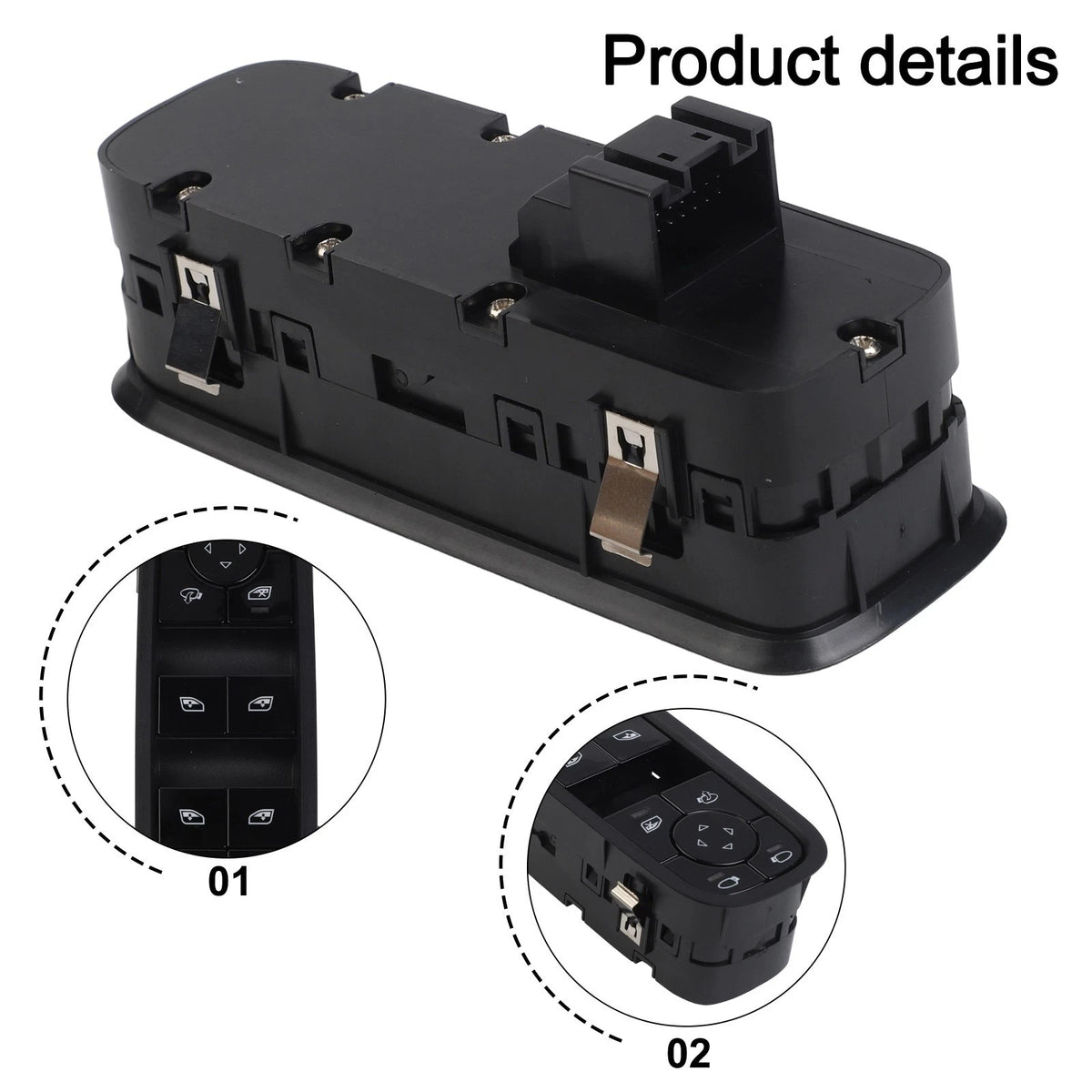 Driver Side Power Window Switch for Porsche Cayenne Panamera (2017–2021)
