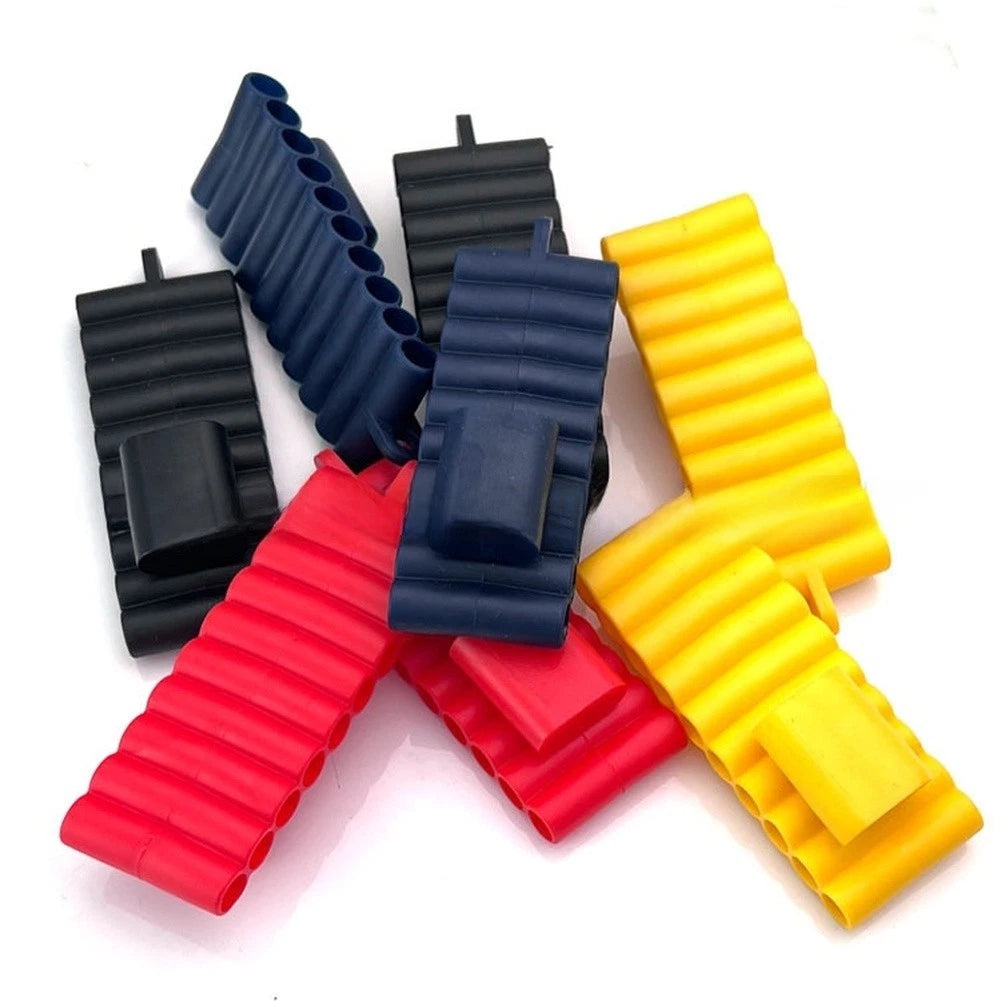 Tool Bit Storage Strip PVC 22 Holes for 1/4 in Shank Compatibility
