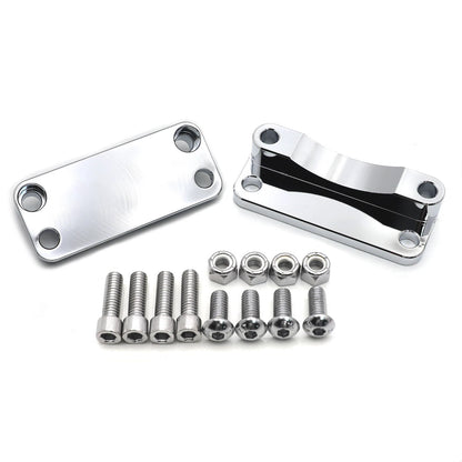 Chrome Front Fender Relocator Kit for Harley Touring FLHT FLHR (2003–2013)