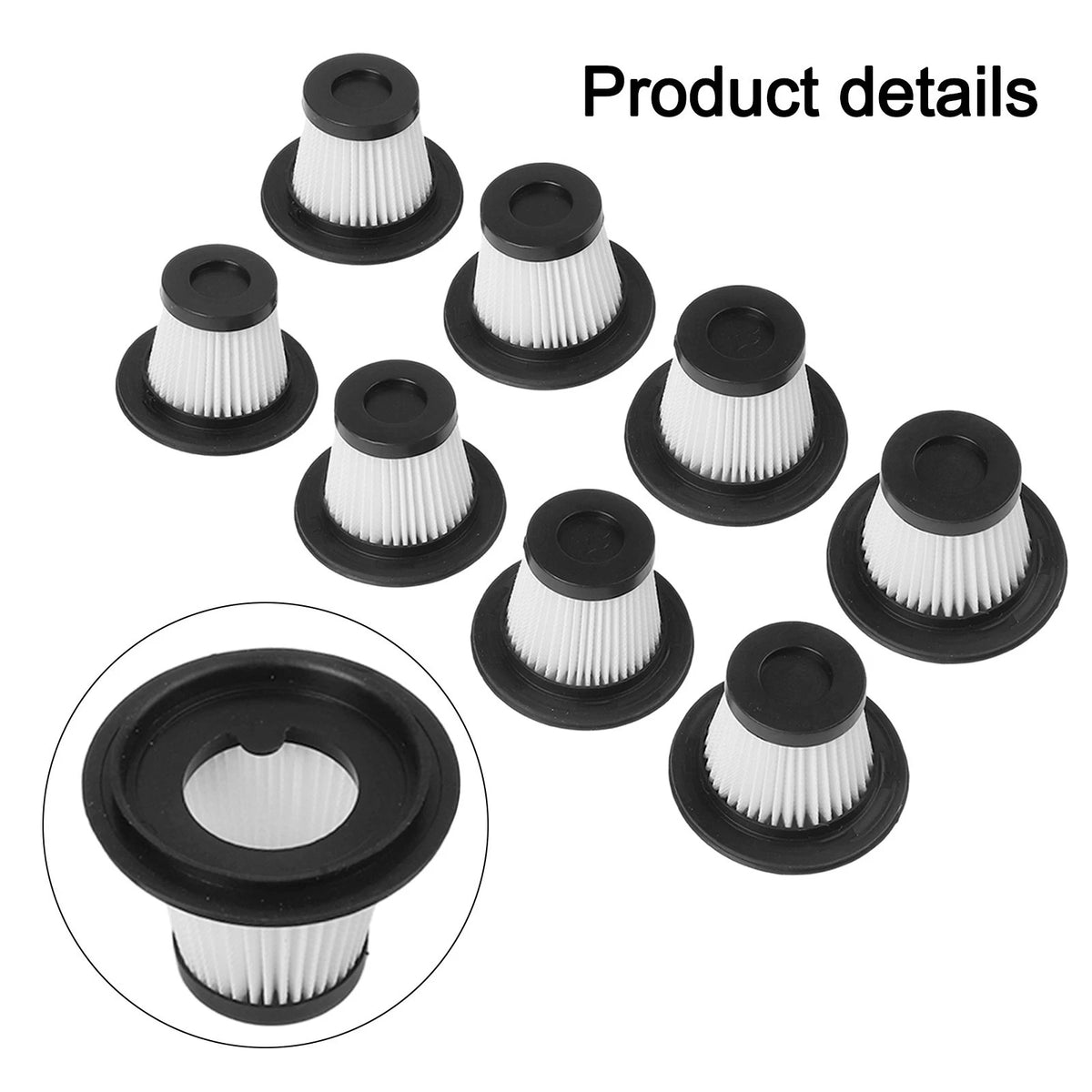 8 Washable HEPA Filters for LY0016 Vacuum Cleaner