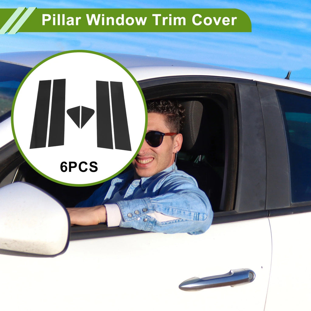 Pillar Window Trim Set Replacement for Chevy Trailblazer (2021–2024) Black